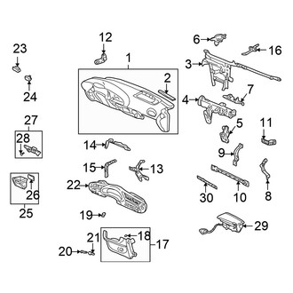 Honda OE - Instrument Panel Components