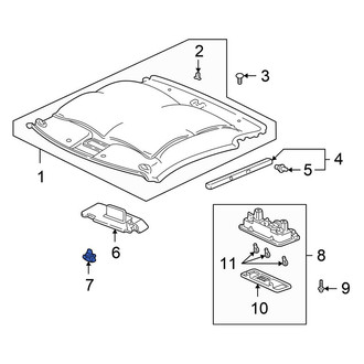 Honda OE - Sun Visor Holder