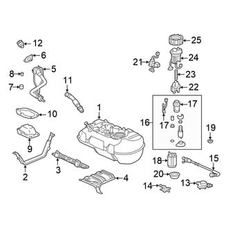 Honda OE - Fuel System Components