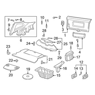 Honda OE - Rear Body & Floor - Interior Trim