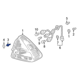 Honda OE - Tail Light Cover Screw