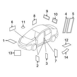Honda OE - Information Labels - Labels