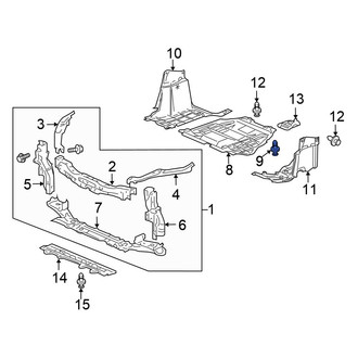 Honda OE - Fender Liner Retainer