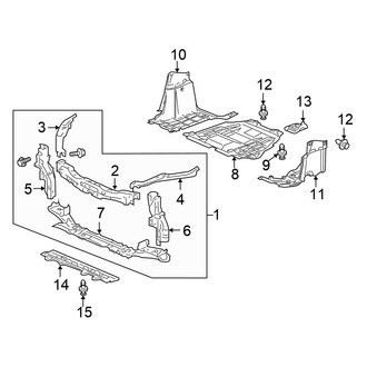 Honda OE - Radiator Support