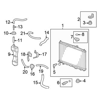 Honda OE - Cooling - Radiator & Components