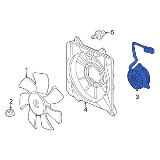 Honda OE - Engine Cooling Fan Motor