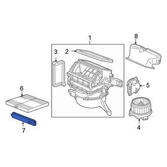 Honda OE - Cabin Air Filter Cover