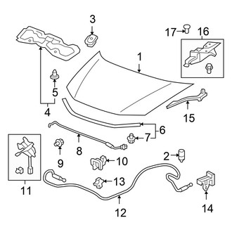 Honda OE - Hood & Components
