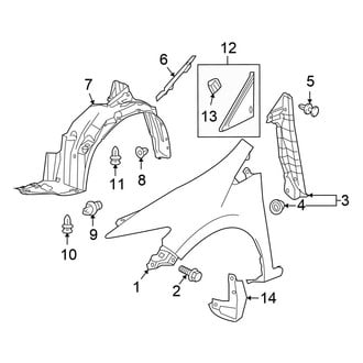 Honda OE - Fender - Exterior Trim