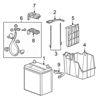 Honda OE - Electrical - Battery