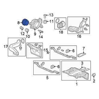Honda OE - Drive Motor Battery Pack Cooling Fan Assembly