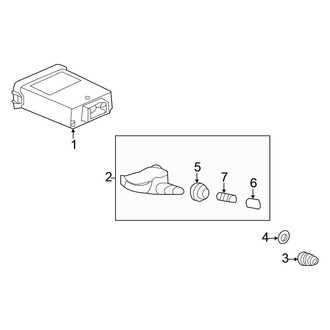 Honda OE - Electrical - Tire Pressure Monitor Components