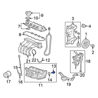 Honda OE - Engine Oil Drain Plug