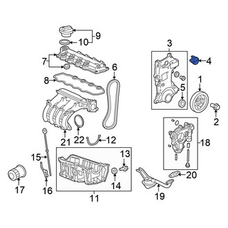 Honda OE - Engine Timing Cover Seal