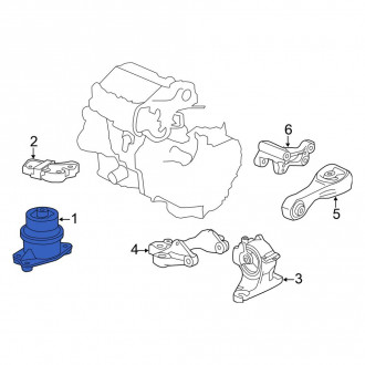 Honda Insight Motor Mounts & Mounting Hardware | CARiD