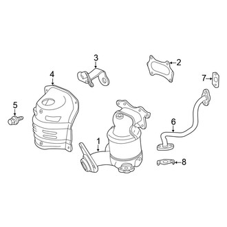 Honda OE - Exhaust System - Manifold