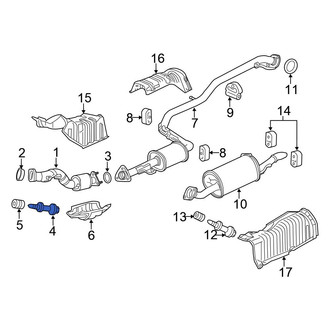Honda OE - Exhaust Bolt