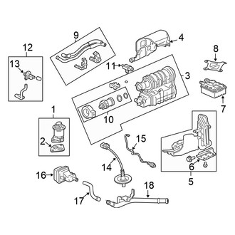 Honda OE - Emission System - Emission Components