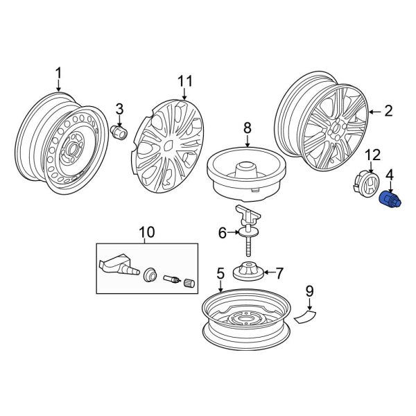 Wheel Lug Nut