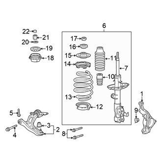 Honda OE - Front Suspension - Suspension Components