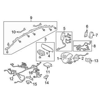 Honda OE - Restraint Systems - Air Bag Components