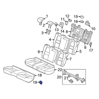 Honda OE - Rear Seat Cushion Pad Clip