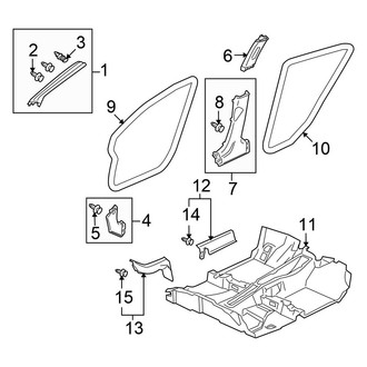 Honda OE - Pillars, Rocker & Floor - Interior Trim