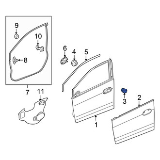 Honda OE - Rear Door Stop
