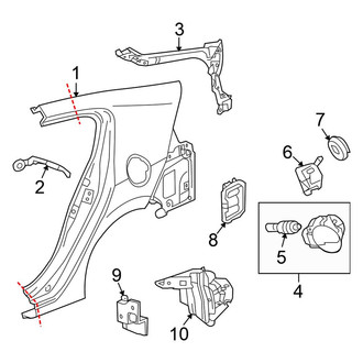Honda OE - Quarter Panel & Components