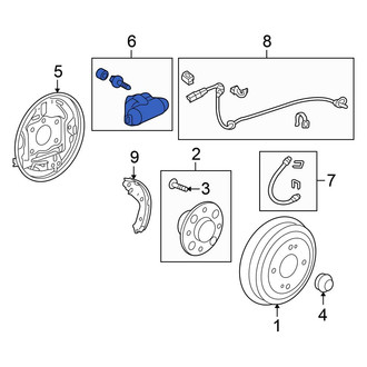Honda OE - Rear Drum Brake Wheel Cylinder