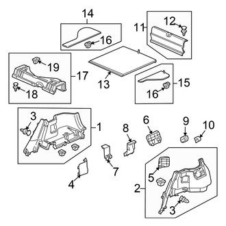 Honda OE - Rear Body & Floor - Interior Trim