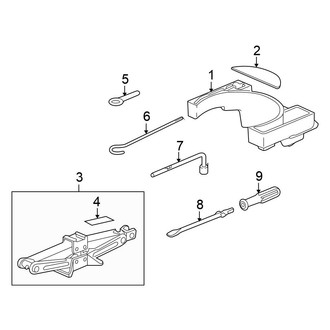 Honda OE - Rear Body & Floor - Jack & Components