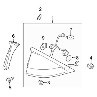 Honda OE - Rear Lamps - Combination Lamps