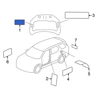 Honda OE - A/C System Information Label