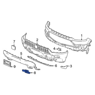 Honda OE - Front Left Tow Hook Cover