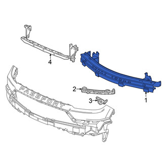 Honda OE - Front Lower Bumper Impact Bar