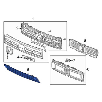 Honda OE - Front Lower Grille