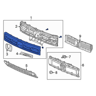 Honda OE - Front Upper Grille