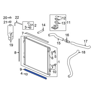 Honda OE - Lower Radiator Air Seal
