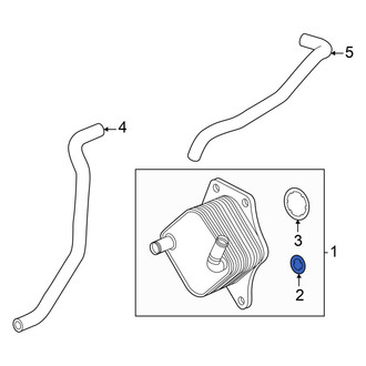 Honda OE - Automatic Transmission Oil Cooler O-Ring