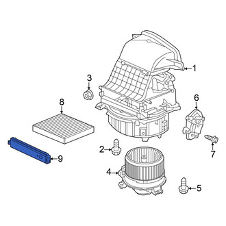 Honda OE - Cabin Air Filter Cover