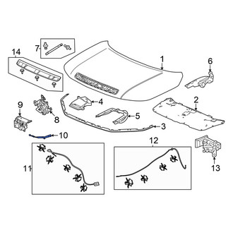 Honda OE - Front Hood Release Cable