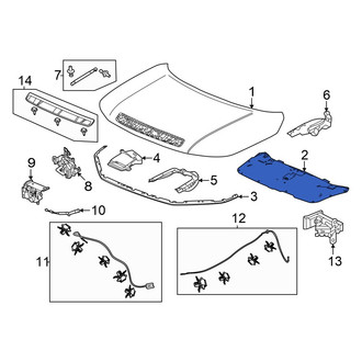 Honda OE - Front Hood Insulation Pad