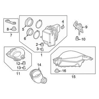Honda OE - Engine / Transaxle - Air Intake (Resonator)
