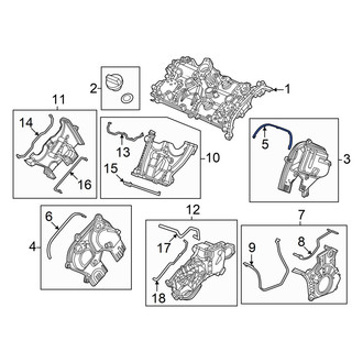 Honda OE - Left Upper Engine Timing Cover Gasket