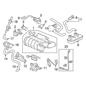 Honda OE - Emission System - Emission Components