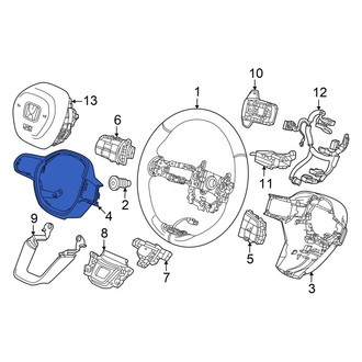 Honda OE - Upper Steering Wheel Trim