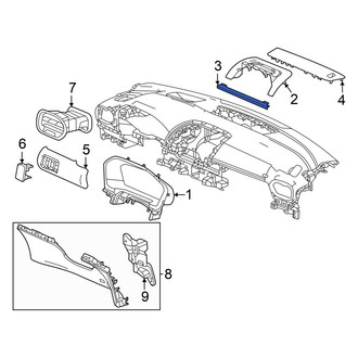 Honda OE - Center Lower Instrument Panel Trim Panel