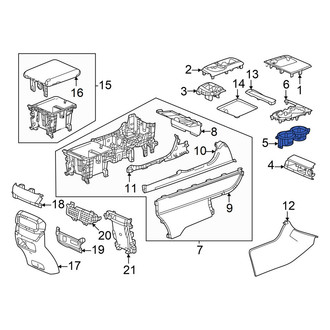 Honda OE - Console Cup Holder