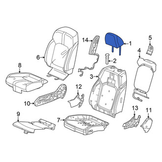 Honda OE - Front Right Headrest